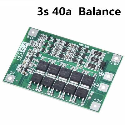 Picture of 3S 40A Li-ion Lithium Charger Protection Board 18650 BMS For Drill Motor 11.1V 12.6V