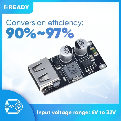 Picture of Qc3.0 Qc2.0 Usb Dc-Dc Buck Converter Charging Step Down Module To Fast Quick Charger Circuit Board Module - Solar Panel - solar panel 100w