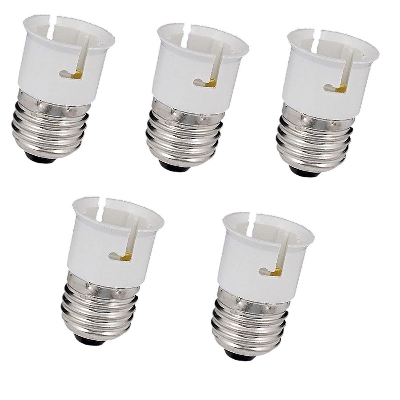 Picture of 5pcs Bulb Base Socket (E27 To B22) Converter Adapter