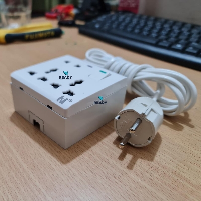 Picture of Custom Made Heavy Duty Multiplug (Hand made) Long Lasting 8 Pin / 3 Port With 10 Feet BRB Cable