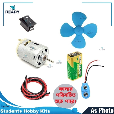 Picture of DC Motor Fan kit for Kids Science Project