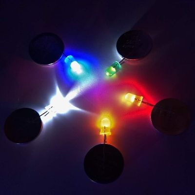 Picture of High Quality - 5mm LEDs Light Emmitting Diode Round ASARDED MIX CLOSER 3V input -25 piece Multicolored - Easy to Use And Maintain