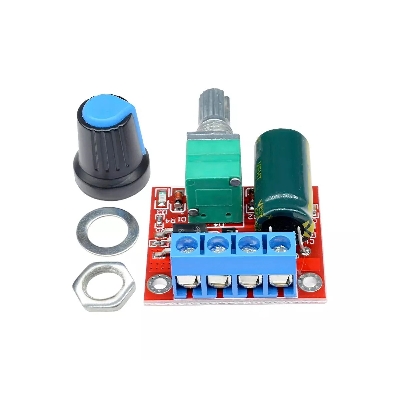 Picture of DC Motor Speed ​​Controller Module Mini DC Motor PWM Speed ​​Controller DC 4.5V-35V 5A 90W Speed ​​Regulator Adjustable Board Switch