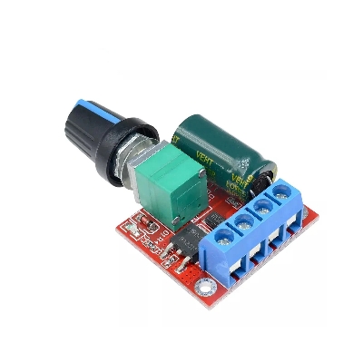 Picture of DC Motor Speed ​​Controller Module Mini DC Motor PWM Speed ​​Controller DC 4.5V-35V 5A 90W Speed ​​Regulator Adjustable Board Switch