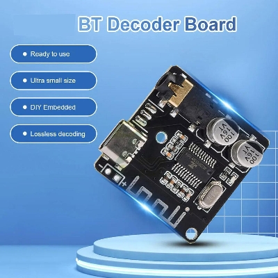 Picture of TYPE-C Audio Receiver Board VHM-314 for Bluetooth 5.0 MP3 Lossless Decoder Board Wireless Stereo Music Module 3.7-5V