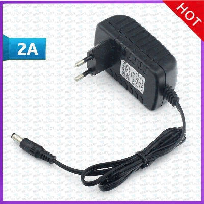 Picture of DC 12V 2A Power Supply Adapter Power Supply lighting transformer For Security System IP Camera LED Strip light W1209 XH-M452 and others