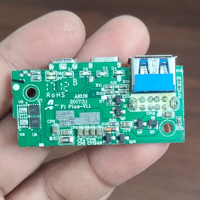 Picture of Fast Charge Power Bank Circuit Support 18W 3A Quick Charge 3.0 Type C Android Charging 2 USB Output Power Bank Circuit