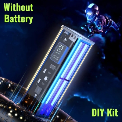 Picture of PD22.5W DIY Battery Charger Case Fast Charging Case for 8PCS 18650 Polymer 20800mA Battery Charging Power Bank Box Battery Charger (Without Battery)