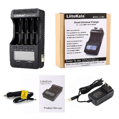 Picture of Liitokala Lii-500 4 Slots Smart Intelligent Battery Charger Kit For 3.7V Li-Ion & 1.2V Ni-Mh Rechargeable Battery Lcd Display