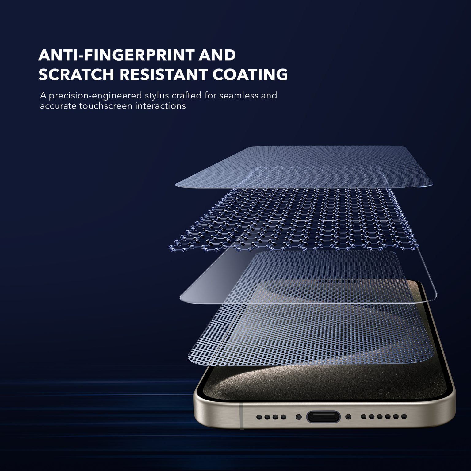 Picture of Anker iphone 15 Pro Max Screen Protector