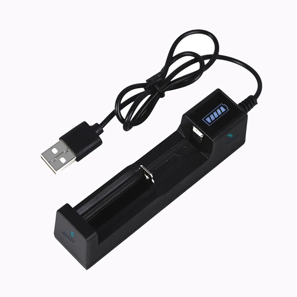 Picture of ABS - Reliable Overheat - Overcurrent - Overcharge and Over discharge Protection - Battery Charger - For 18650 16340 14500 AA AAA CR123A Battery Only