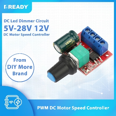 Picture of High quality 5v-28V 12V 5a PWM DC Motor Speed ​​Control Control Controller Volt Regulator LED Dima Equipment Professional For DC Only