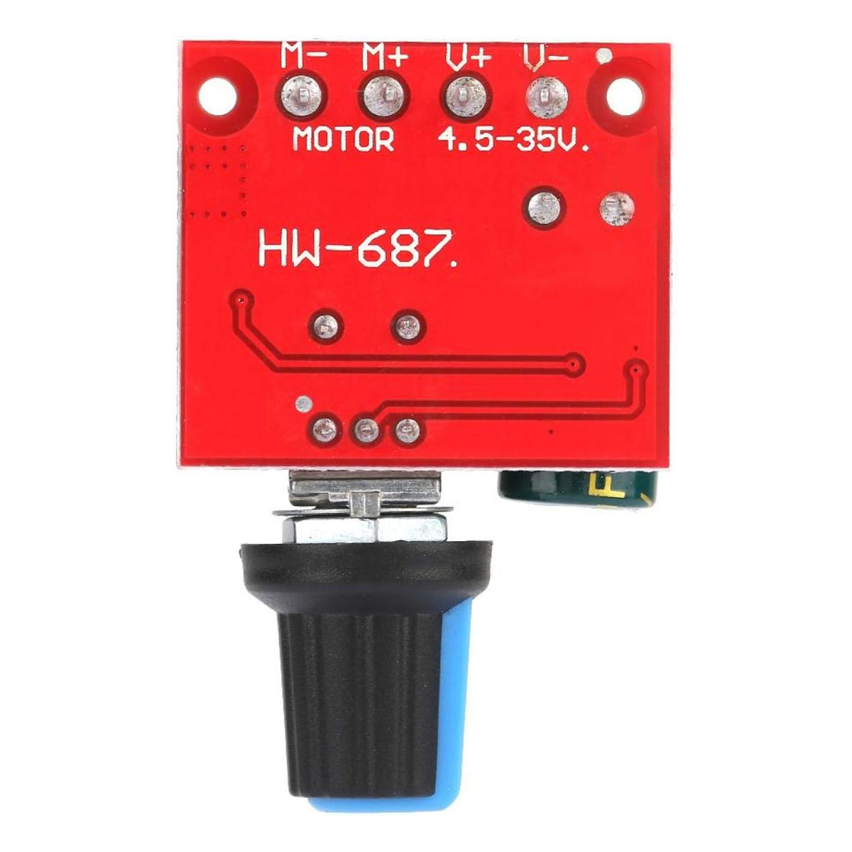 Picture of High quality 5v-28V 12V 5a PWM DC Motor Speed ​​Control Control Controller Volt Regulator LED Dima Equipment Professional For DC Only