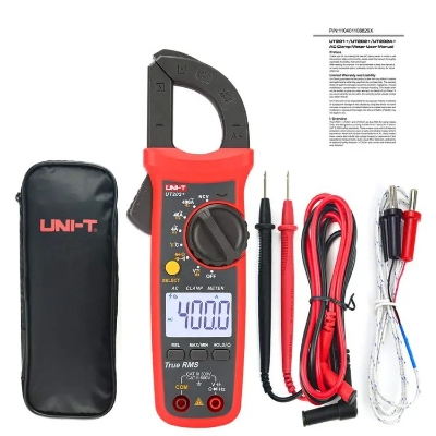 Picture of UNI-T UT202+ Digital True RMS Clamp Meter AC Current 400A, Voltage AC/DC 600V Voltage and Current Tester