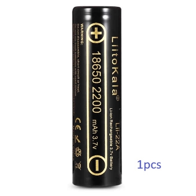 Picture of LiitoKala Lii-22A 3.7V 18650 2200mAh Rechargeable Battery li ion Batteries Li-ion Lithium Battery for Flashlight- 1pcs