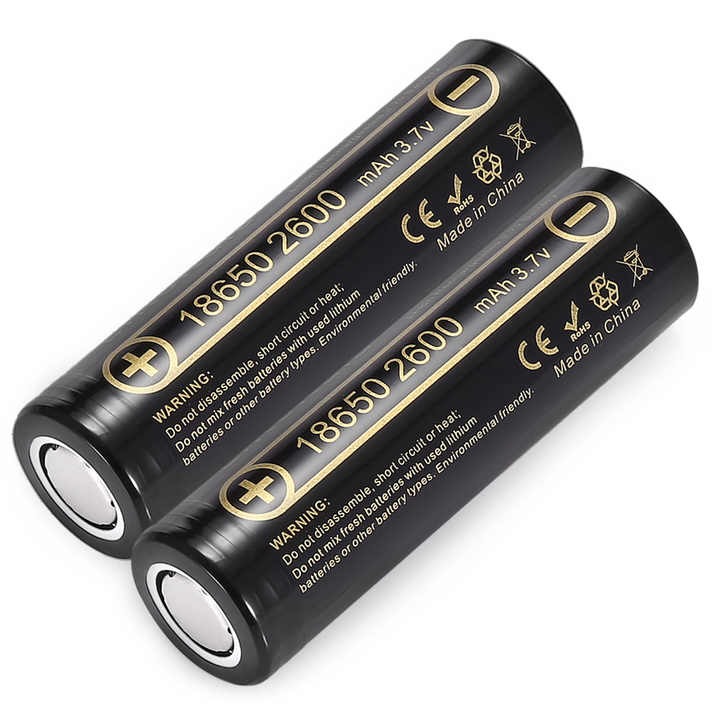 Picture of LiitoKala Lii-26A 18650 2600mAh 3.7V Rechargeable Li-ion Battery with Safety Relief Valve for Flashlights / Headlamps- 1pcs