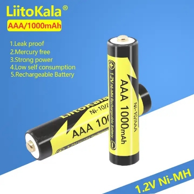 Picture of LiitoKala AAA 1000MAH/AA 1000MAH NiMH 1.2V Rechargeable Battery Suitable for Toys Mice,with 4PC AAA Battery