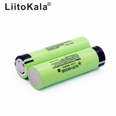 Picture of LiitoKala New NCR18650B 3.7 v 3400 mah 18650 Lithium Rechargeable Battery Flashlight batteries-2pcs