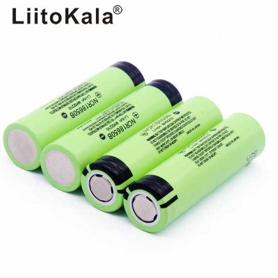 Picture of LiitoKala New NCR18650B 3.7 v 3400 mah 18650 Lithium Rechargeable Battery Flashlight batteries-2pcs