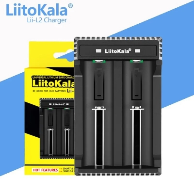 Picture of LiitoKala Lii-L2 3.7V 18650 Charger Li-ion Battery USB Independent Charging Portable High Power Discharge 18350 16340 Battery Charger