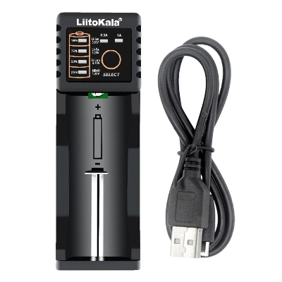 Picture of LiitoKala Lii-100B Lii-100 18650 Battery Charger For 26650 16340 RCR123 14500 LiFePO4 1.2V Ni-MH Ni-Cd Smart Charger 18650 Battery Charger