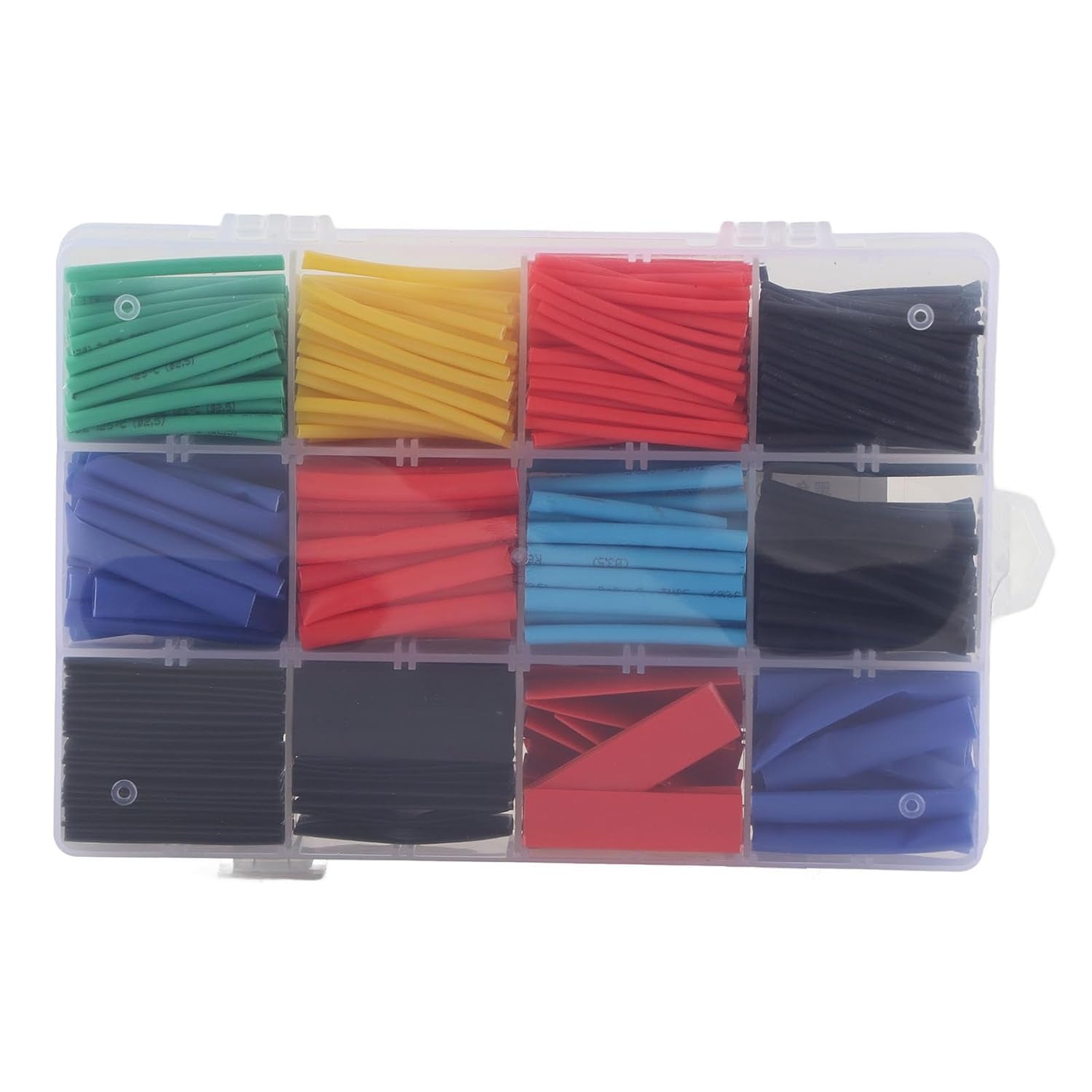 Picture of Electrical Cable Heat Shrink Sleeve, 750Pcs Heat Shrink Tubing Kit, Nylon Electrical Cable Sleeve, 2:1 Heat Shrinkage Ratio- 750pcs Set
