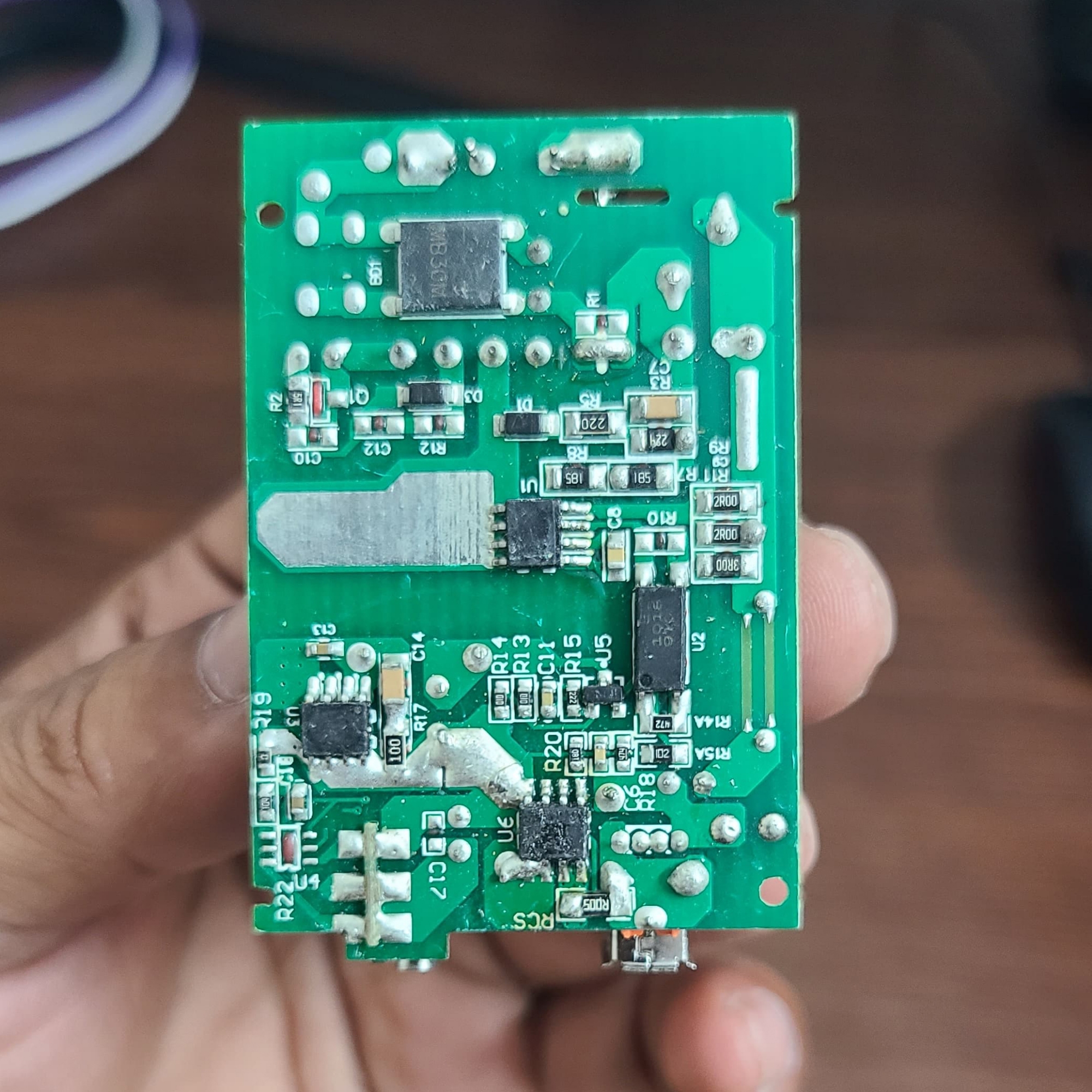 Picture of PD 18W Type C port USB fast charging board diy SMPS Adapter 220V to Mobile Charge- Battery Charger For Mobile Phone