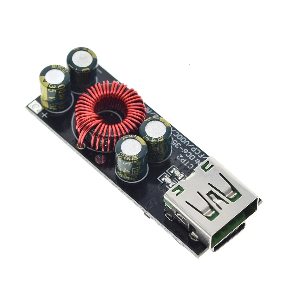 Picture of QC4.0 QC3.0 USB Type-C Mobile Phone Quick Charge Adapter 6-35V Step Down Buck Boost Module for Huawei SCP/FCP Apple PD Qualcomm Fast Charging Super Fast Charging Laptop Charging Circuit