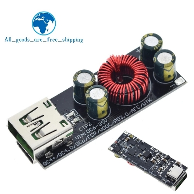 Picture of QC4.0 QC3.0 USB Type-C Mobile Phone Quick Charge Adapter 6-35V Step Down Buck Boost Module for Huawei SCP/FCP Apple PD Qualcomm Fast Charging Super Fast Charging Laptop Charging Circuit