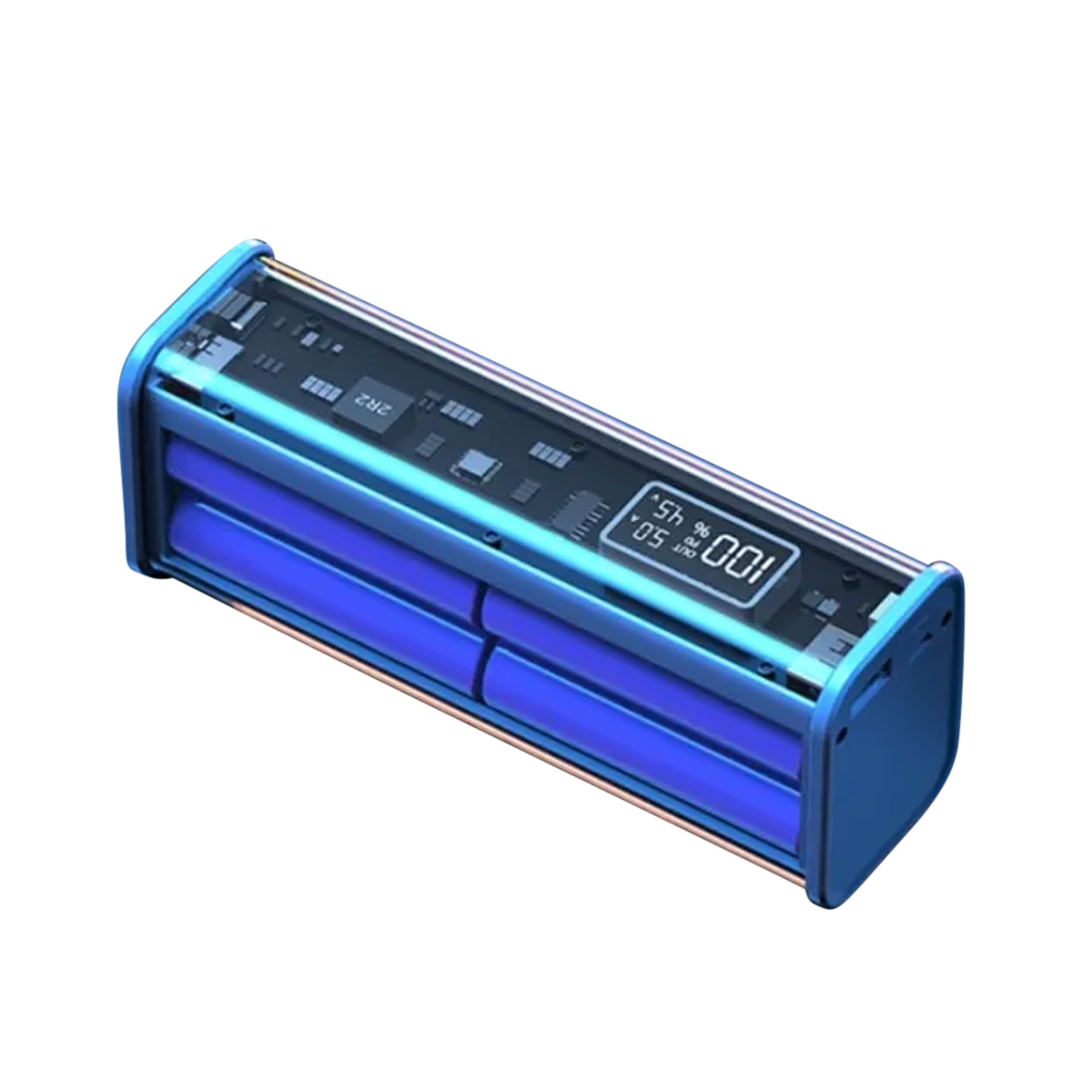 Picture of PD22.5W DIY Battery Charger Case Fast Charging Case for 8PCS 18650 20800mA Battery Charging Power Bank Box Battery Charger (Without Battery)