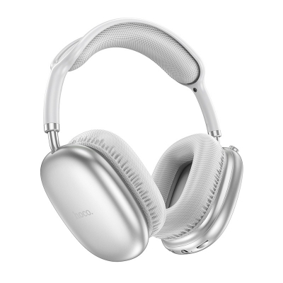 Picture of Hoco Headphones W35 Sound Magic Bluetooth Wireless Wired Headphone Hoco W35 Wireless Headphone - Silver