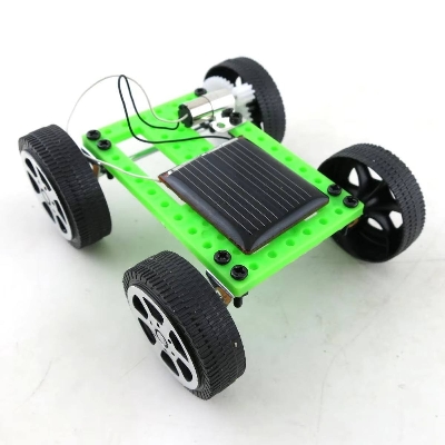 Picture of DIY Solar Toy Car Assemble Solar Vehicle Mini Solar Energy Powdered Toy Racer Child Kid Solar Car Education kid