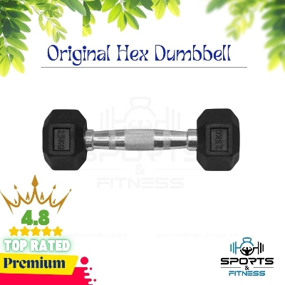 Picture of 2.5kg Hex Dumbbell 1 pcs - Sports & Fitness