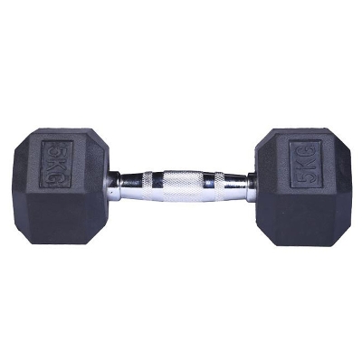 Picture of 5kg Hex Dumbbell 1 pcs - Sports & Fitness