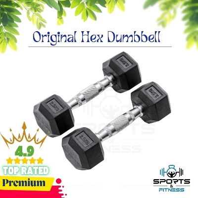 Picture of 2.5kg Hex Dumbbell 2 pcs - Sports & Fitness