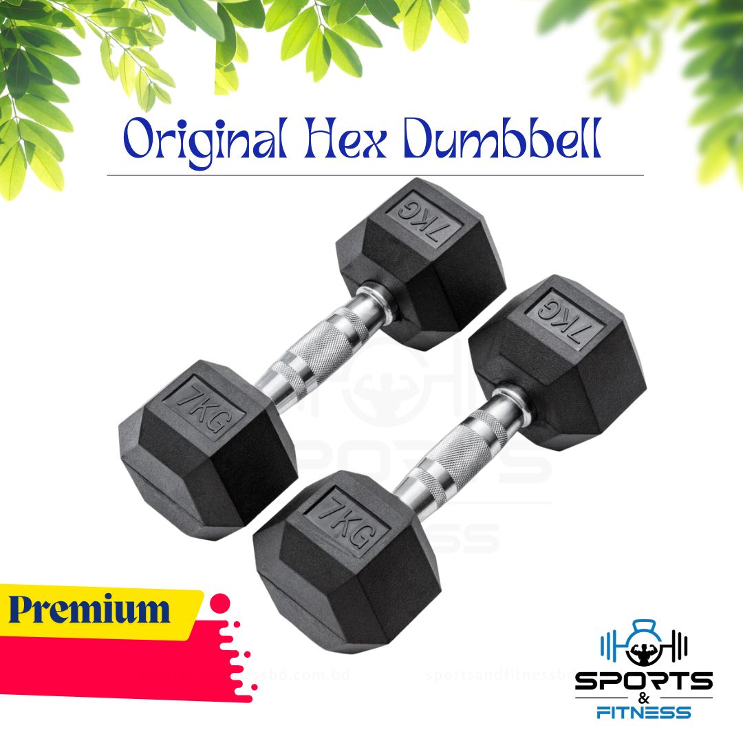 Picture of 7.5kg Hex Dumbbell 2 pcs - Sports & Fitness
