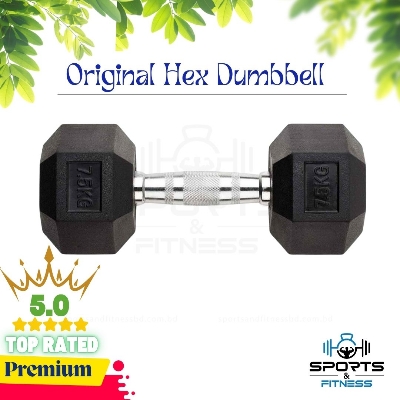 Picture of 7.5kg Hex Dumbbell 1 pcs - Sports & Fitness