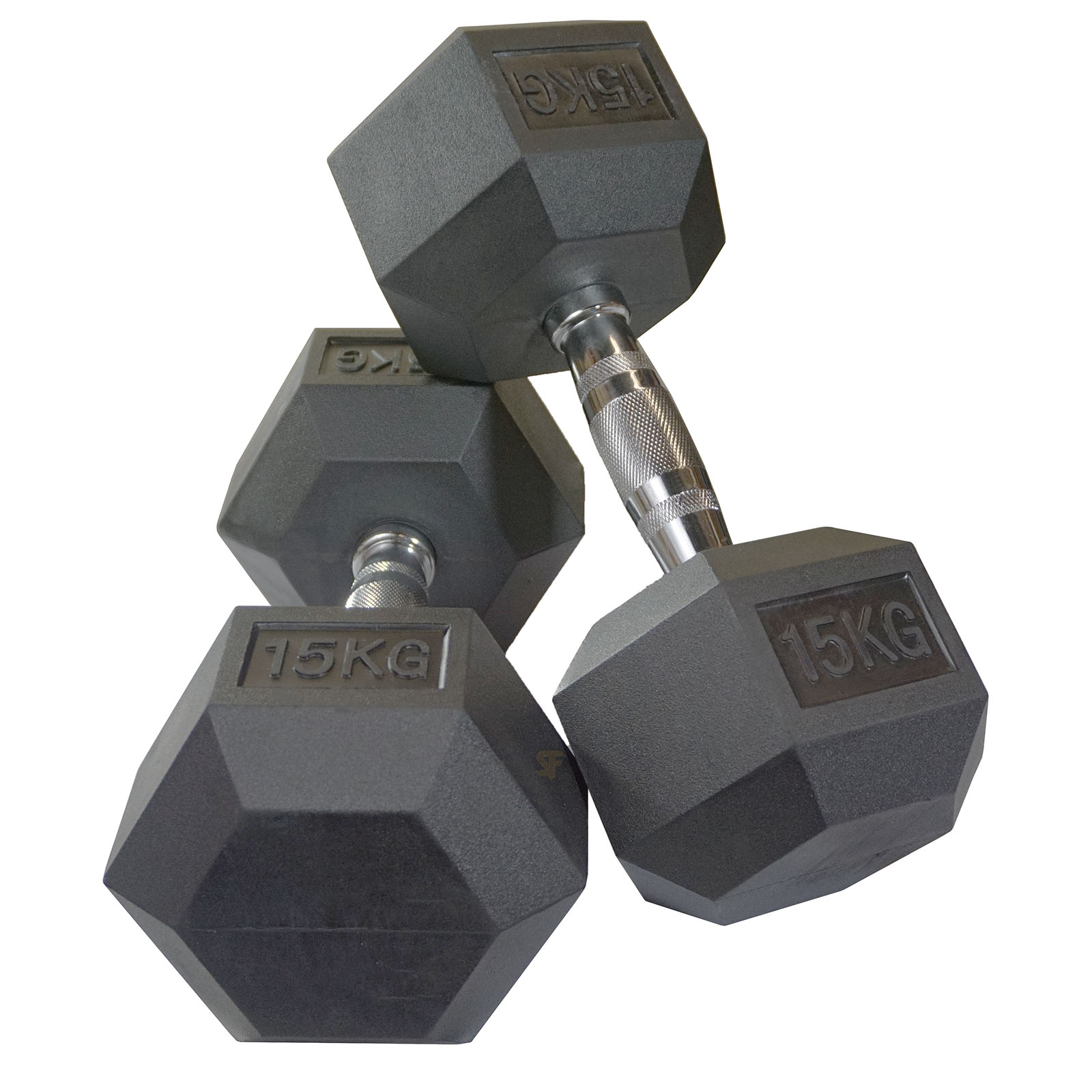 Picture of 15kg Hex Dumbbell 2 pcs - Sports & Fitness