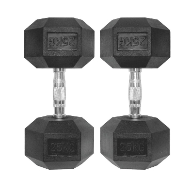 Picture of 25kg Hex Dumbbell 2 pcs - Sports & Fitness