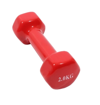 Picture of Premium Quality 2kg Vinyl Dumbbell 1pcs ( 4 color available ) – Sports & Fitness