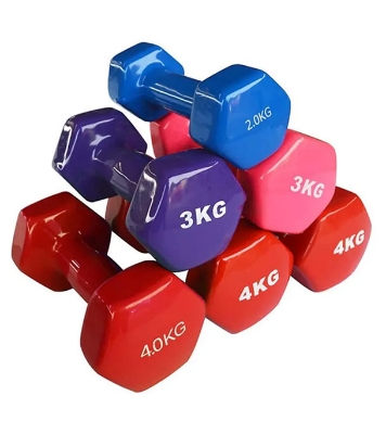 Picture of Premium Quality 1kg vinyl dumbbell 1 pcs (4 color available) - Sports & Fitness