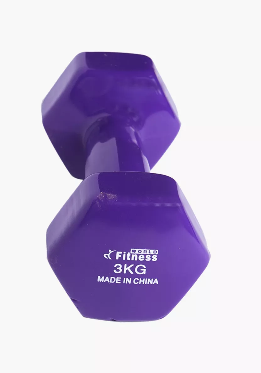 Picture of Premium Quality 3kg Vinyl Dumbbell 1 pcs ( 4 color available ) – Sports & Fitness