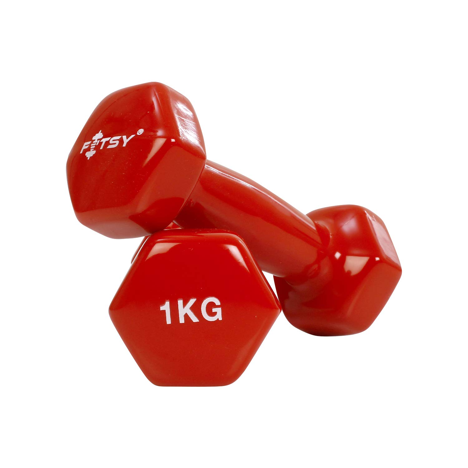 Picture of Premium Quality 1kg vinyl Dumbbell 2 pcs ( 4 color available ) - Sports & Fitness