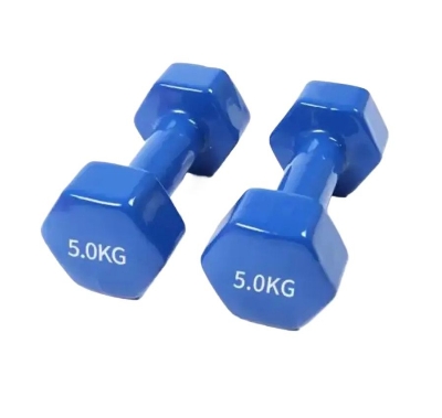 Picture of Premium Quality 5kg Vinyl Dumbbell 2 pcs ( 4 color available ) – Sports & Fitness