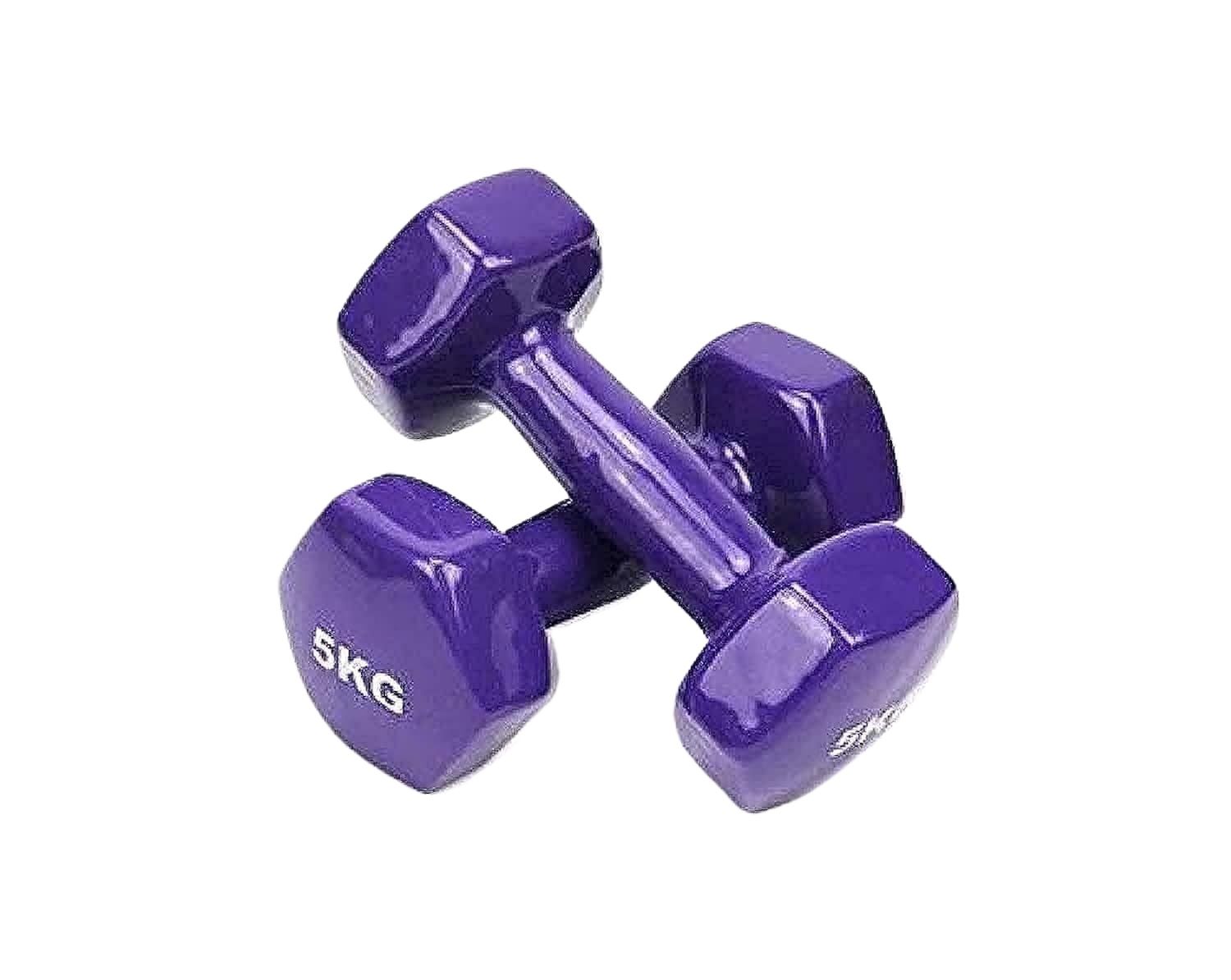 Picture of Premium Quality 5kg Vinyl Dumbbell 2 pcs ( 4 color available ) – Sports & Fitness