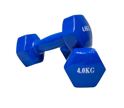 Picture of Premium Quality 4kg Vinyl Dumbbell 2 pcs ( 4 color available ) – Sports & Fitness