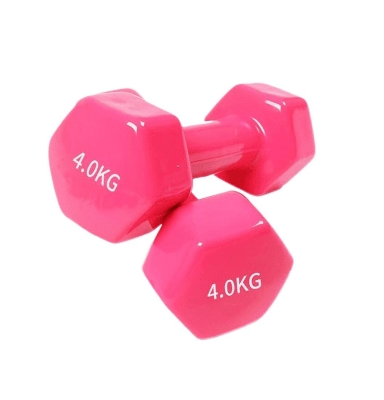 Picture of Premium Quality 4kg Vinyl Dumbbell 2 pcs ( 4 color available ) – Sports & Fitness