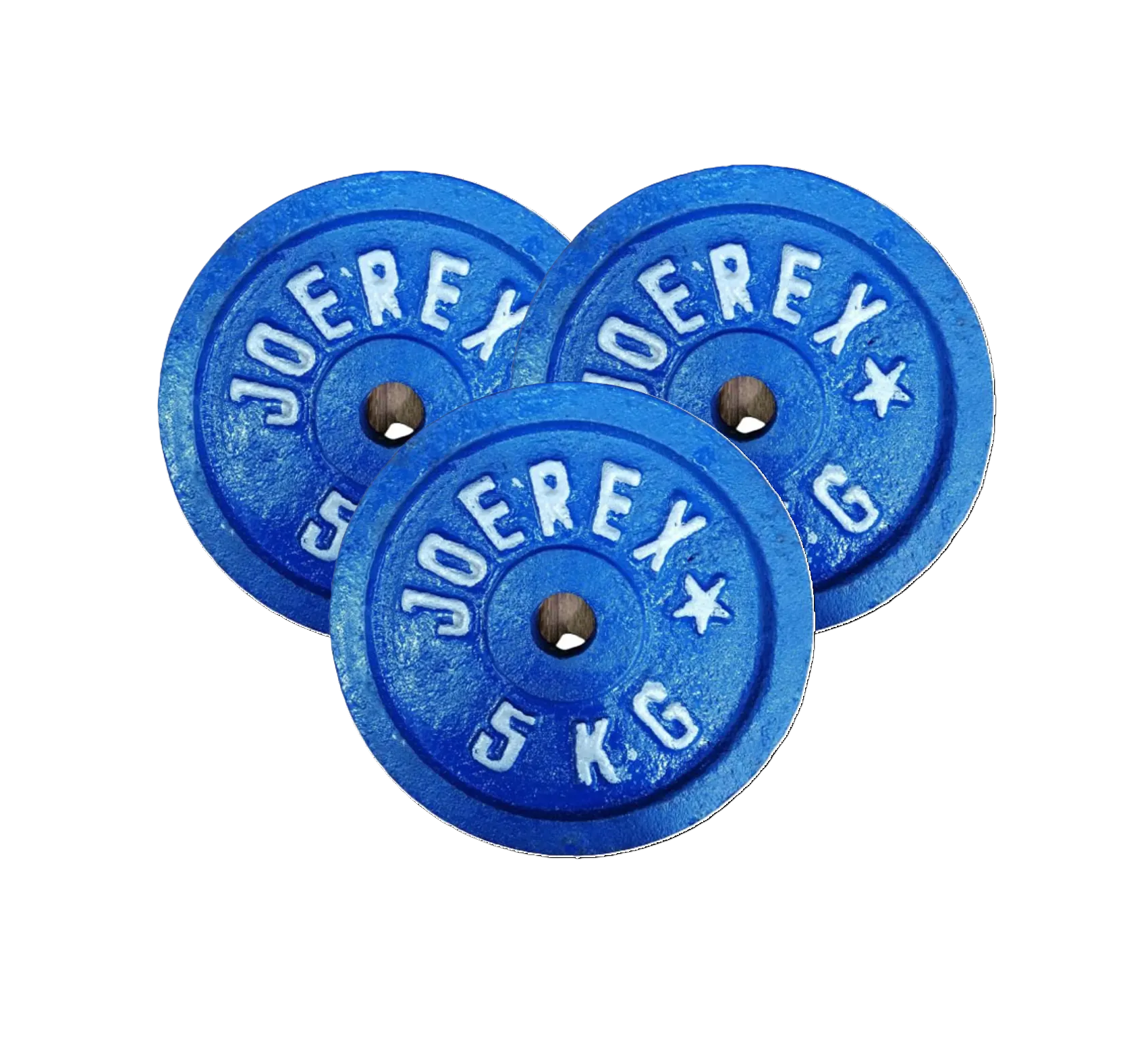 Picture of 5kg Dumbbell Plate 3 Pcs - Blue - Sports & Fitness
