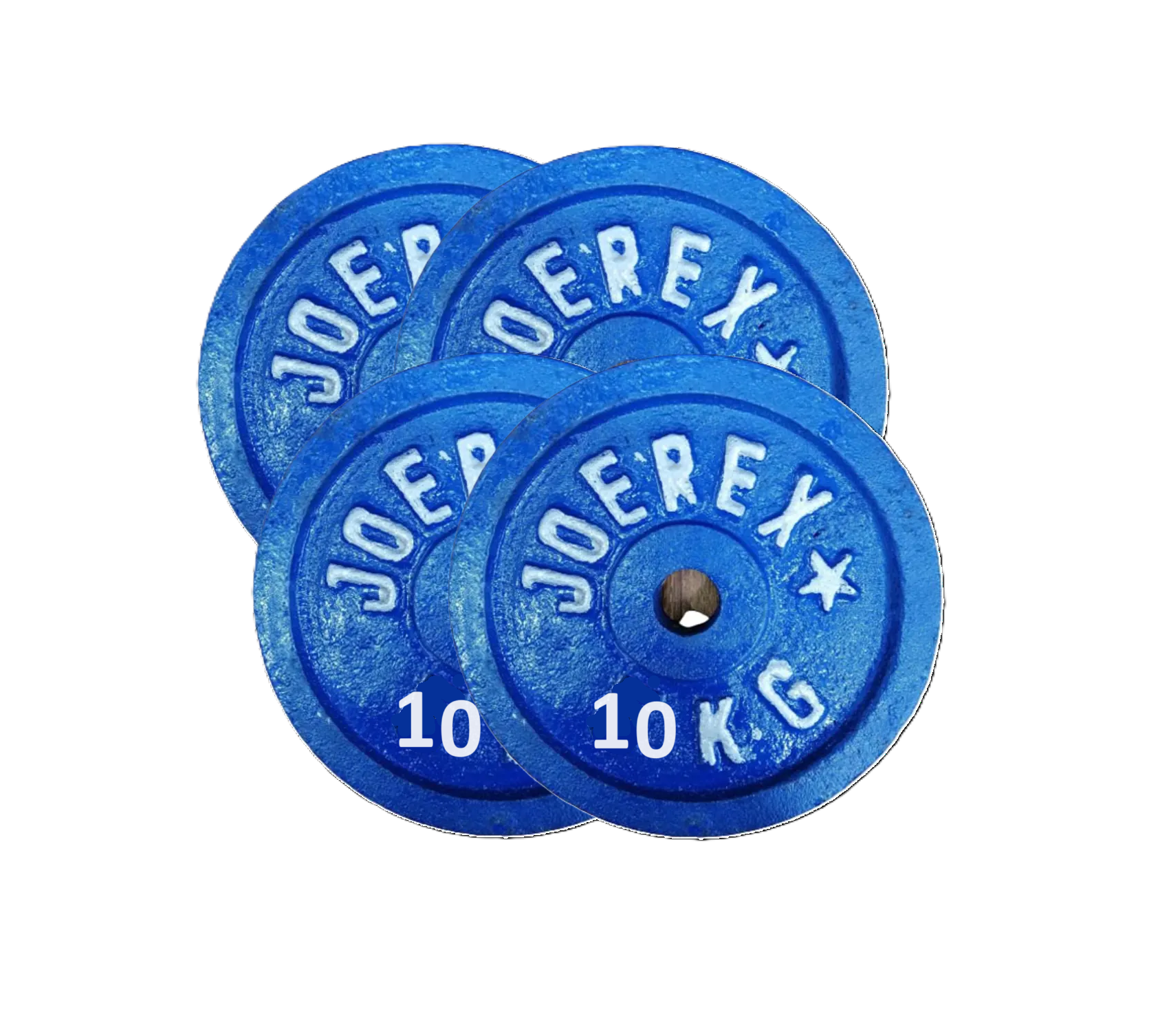 Picture of 10kg Dumbbell Plate 4 Pcs - Blue - Sports & Fitness