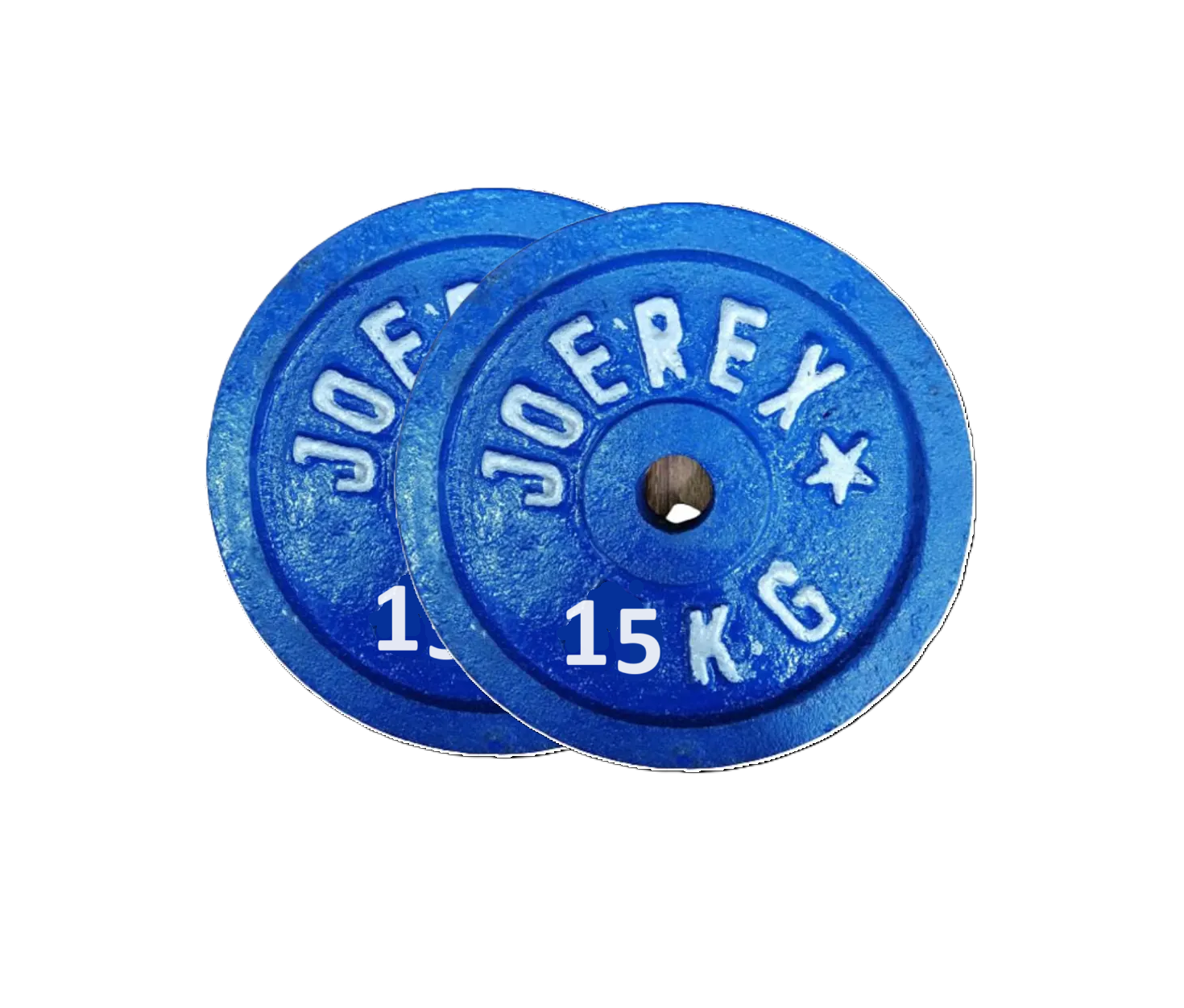 Picture of 15kg Dumbbell Plate 2 Pcs - Blue - Sports & Fitness